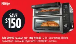 Canadian Tire 12-in-1 Countertop Electric Convection Oven & Air Fryer with FLEXDOOR offer