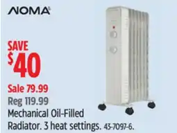 Canadian Tire Mechanical Oil-Filled Radiator offer