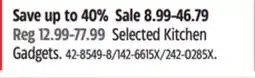 Canadian Tire Selected Kitchen Gadgets offer