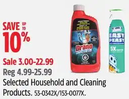Canadian Tire Selected Household and Cleaning Products offer
