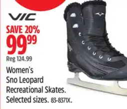 Canadian Tire Women's Sno Leopard Recreational Skates offer