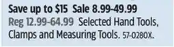 Canadian Tire Selected Hand Tools offer