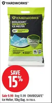 Canadian Tire ENVIROSAFE Ice Melter, 10kg Bag offer