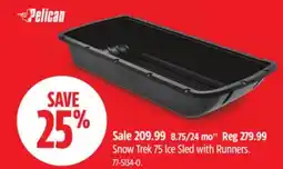 Canadian Tire Snow Trek 75 Ice Sled with Runners offer