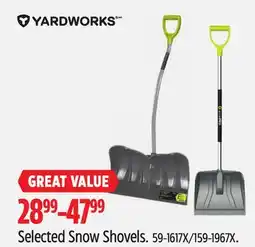 Canadian Tire Yardworks Selected Snow Shovels offer