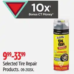Canadian Tire Selected Tire Repair Products offer