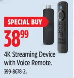 Canadian Tire 4K Streaming Device with Voice Remote offer