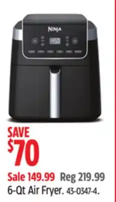 Canadian Tire Ninja 6-Qt Air Fryer offer