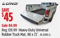 Canadian Tire Heavy-Duty Universal Rubber Truck Mat, 48 x 72˝ offer