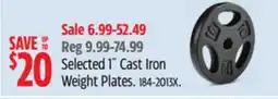 Canadian Tire WA:KE Selected 1˝ Cast Iron Weight Plates offer