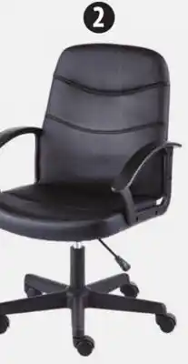 Canadian Tire For Living Faux Leather Height-Adjustable Swivel Chair offer