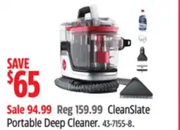 Canadian Tire CleanSlate Portable Deep Cleaner offer