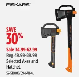 Canadian Tire Selected Axes and Hatchet offer