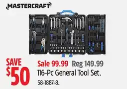 Canadian Tire Mastercraft 116-Pc General Tool Set offer