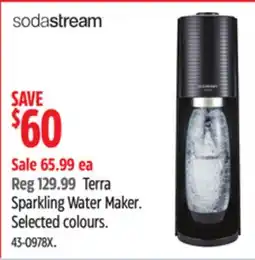 Canadian Tire Sparkling Water Maker offer