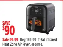 Canadian Tire T-Fal Infrared Heat Zone Air Fryer offer