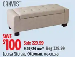 Canadian Tire Louisa Storage Ottoman offer