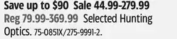 Canadian Tire SPYPOINT Selected Hunting Optics offer