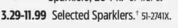 Canadian Tire Selected Sparklers offer