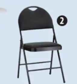 Canadian Tire For Living High-Back Folding Chair, Black offer