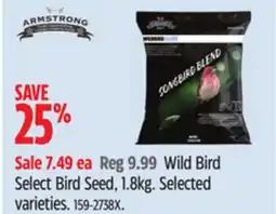 Canadian Tire Wild Bird Select Bird Seed, 1.8kg offer