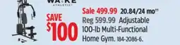 Canadian Tire Adjustable 100-lb Multi-Functional Home Gym offer