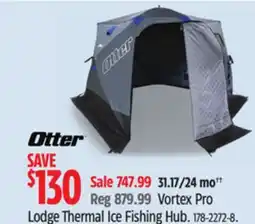 Canadian Tire Rhino Lodge Thermal Ice Fishing Hub offer