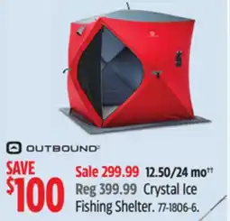 Canadian Tire Outbound Crystal Ice Fishing Shelter offer