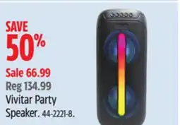 Canadian Tire Vivitar Party Speaker offer