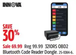 Canadian Tire Innova 3210RS OBD2 Bluetooth Code Reader Dongle offer