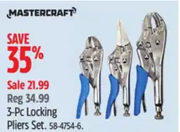 Canadian Tire 3-Pc Locking Pliers Set offer