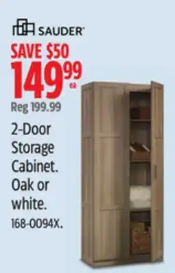 Canadian Tire Sauder 2-Door Storage Cabinet offer