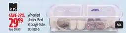 Canadian Tire Wheeled Under-Bed Storage Tote offer