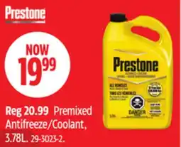 Canadian Tire Prestone Premixed Antifreeze/Coolant, 3.78L offer