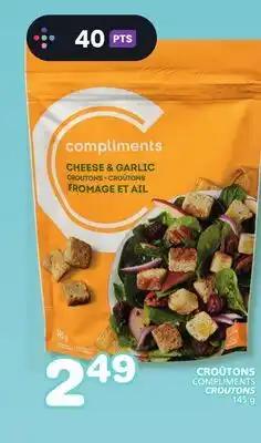 Marches Tradition COMPLIMENTS CROUTONS offer