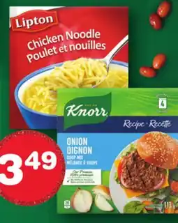 Marches Tradition KNORR OR LIPTON SOUP MIX offer