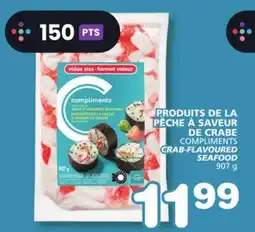 Marches Tradition COMPLIMENTS CRAB-FLAVOURED SEAFOOD offer