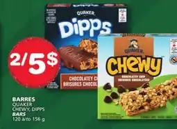 Marches Tradition QUAKER CHEWY, DIPPS BARS offer