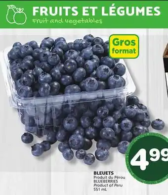 Marches Tradition BLUEBERRIES offer