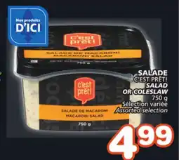 Marches Tradition C'EST PRÊT! SALAD OR COLESLAW offer