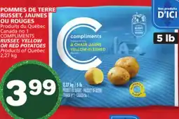 Marches Tradition COMPLIMENTS RUSSET, YELLOW OR RED POTATOES offer