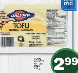 Marches Tradition UNISOYA NATURE TOFU offer