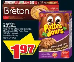 Super C CRAQUELINS BRETON DARE | DARE BRETON CRACKERS offer