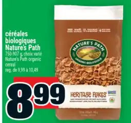 Super C CÉRÉALES BIOLOGIQUES NATURE'S PATH | NATURE'S PATH ORGANIC CEREAL offer