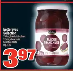 Super C BETTERAVES SELECTION | SELECTION BEETS offer
