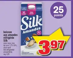 Super C BOISSON AUX AMANDES RÉFRIGÉRÉE SILK | SILK REFRIGERATED ALMOND DRINK offer