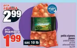 Super C PETITS OIGNONS JAUNES | YELLOW SMALL ONIONS offer