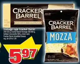 Super C FROMAGE RÂPÉ CRACKER BARREL | CRACKER BARREL SHREDDED CHEESE offer