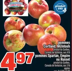 Super C POMMES CORTLAND, MCINTOSH | APPLES offer