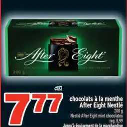 Super C CHOCOLATS À LA MENTHE AFTER EIGHT NESTLÉ | NESTLÉ AFTER EIGHT MINT CHOCOLATES offer